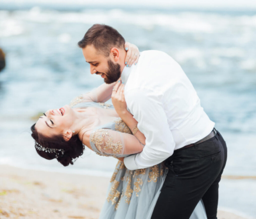 Same Couple With A Bride In A Blue Dress Walk Ub8ht25 1 1.jpg
